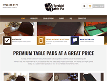 Tablet Screenshot of affordabletablepads.com